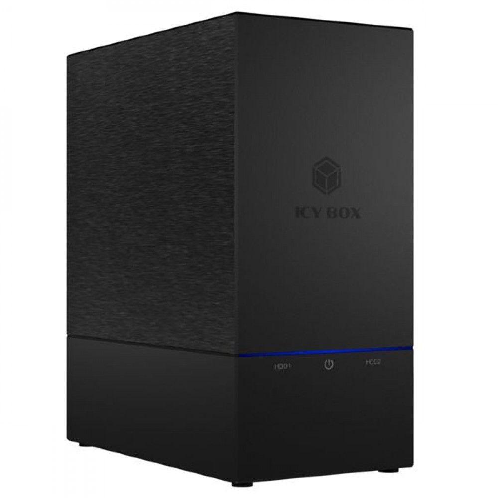 RaidSonic Icy Box IB-RD3621-C31 Θήκη για 2 Σκληρούς Δίσκους 2.5 SATA III με σύνδεση USB3.1Κωδικός: 60265