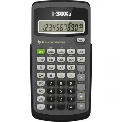 Texas Instruments Αριθμομηχανή Επιστημονική TI30XA 10 Ψηφίων σε Γκρι Χρώμα