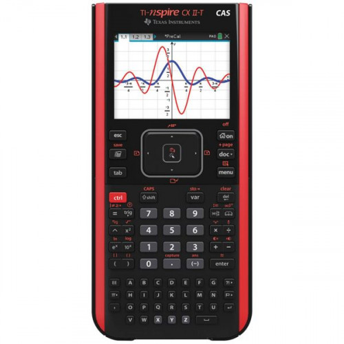 Texas Instruments Αριθμομηχανή Γραφημάτων TI Nspire CX II T CAS σε Μαύρο Χρώμα