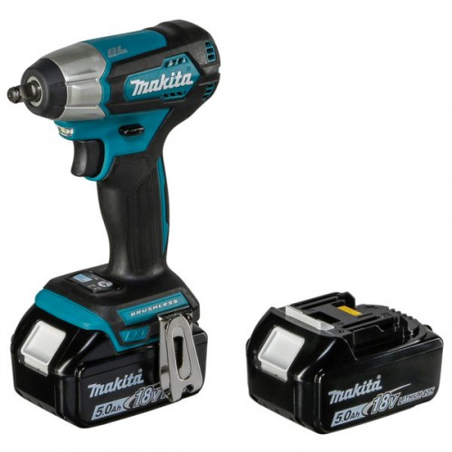 Makita DTW180RTJ Brushless Μπουλονόκλειδο 18V 2x5Ah με Υποδοχή 3/8