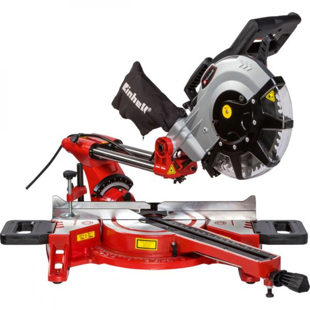 Einhell TC-SM 2534/1 Dual Φαλτσοπρίονο Συρόμενο με Ισχύ 2350W, Οδηγό Laser & Δίσκο Κοπής Διαμέτρου 250mm