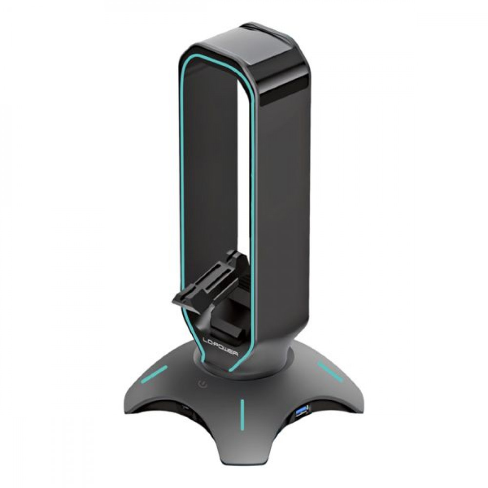 LC-Power USB Hub & Headphone Holder USB 3.0 & RGB