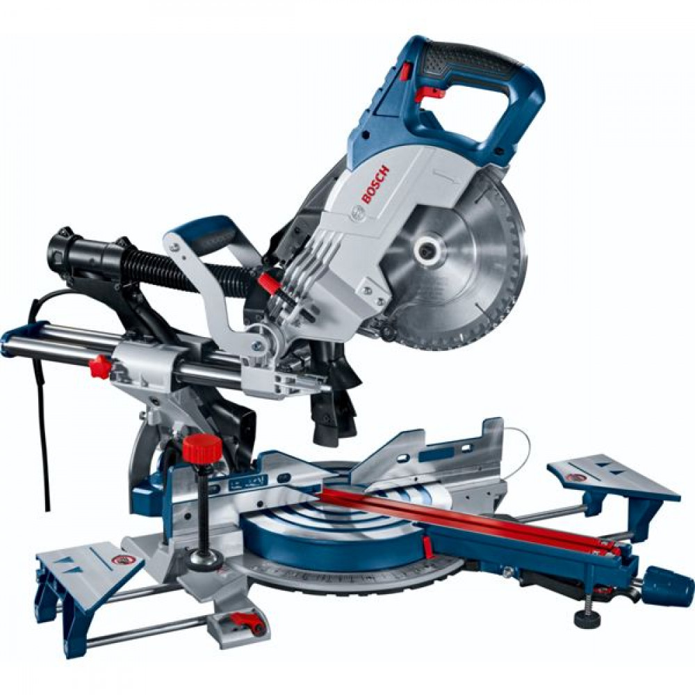 Bosch GCM 8 SJL Professional Φαλτσοπρίονο Συρόμενο με Ισχύ 1600W, Οδηγό Laser & Δίσκο Κοπής Διαμέτρου 216mm