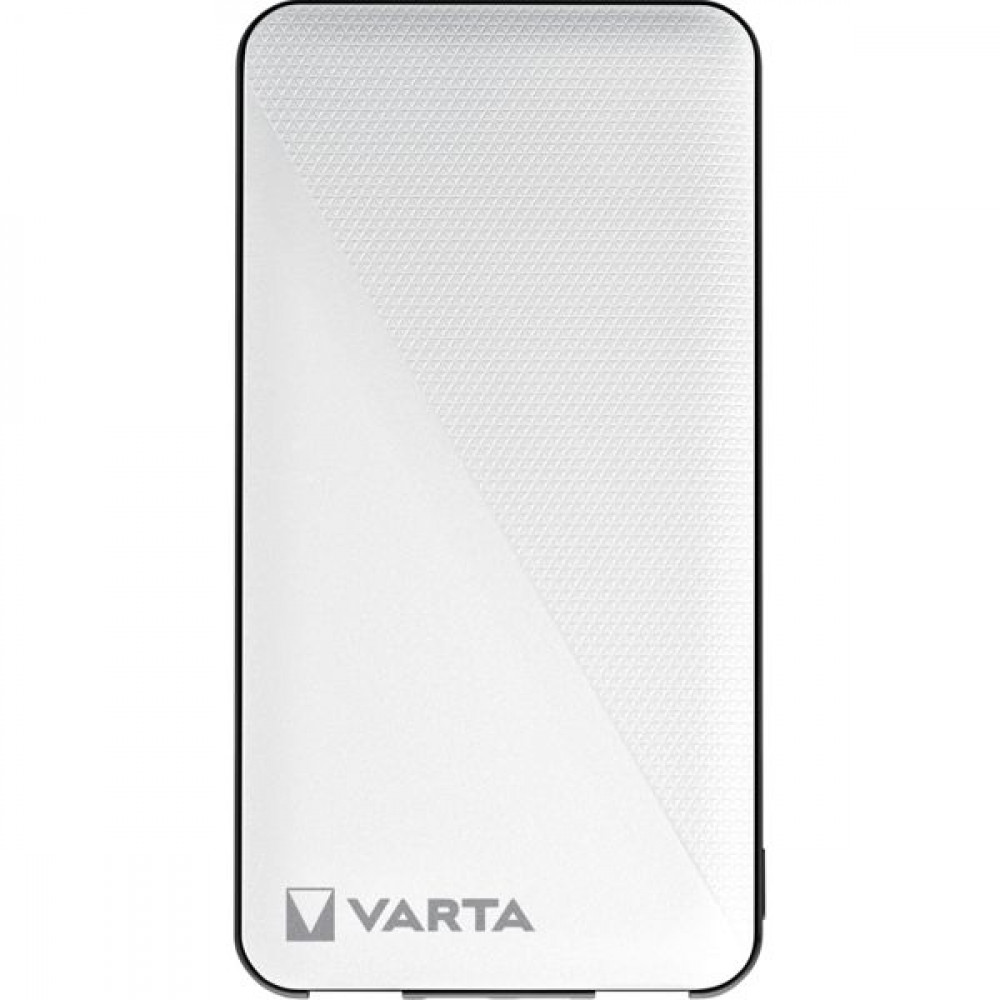 Varta Energy Power Bank 5000mAh με 2 Θύρες USB-A και Θύρα USB-C Λευκό