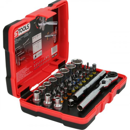 Ks Tools TorsionPower Κασετίνα με 33 Εργαλεία