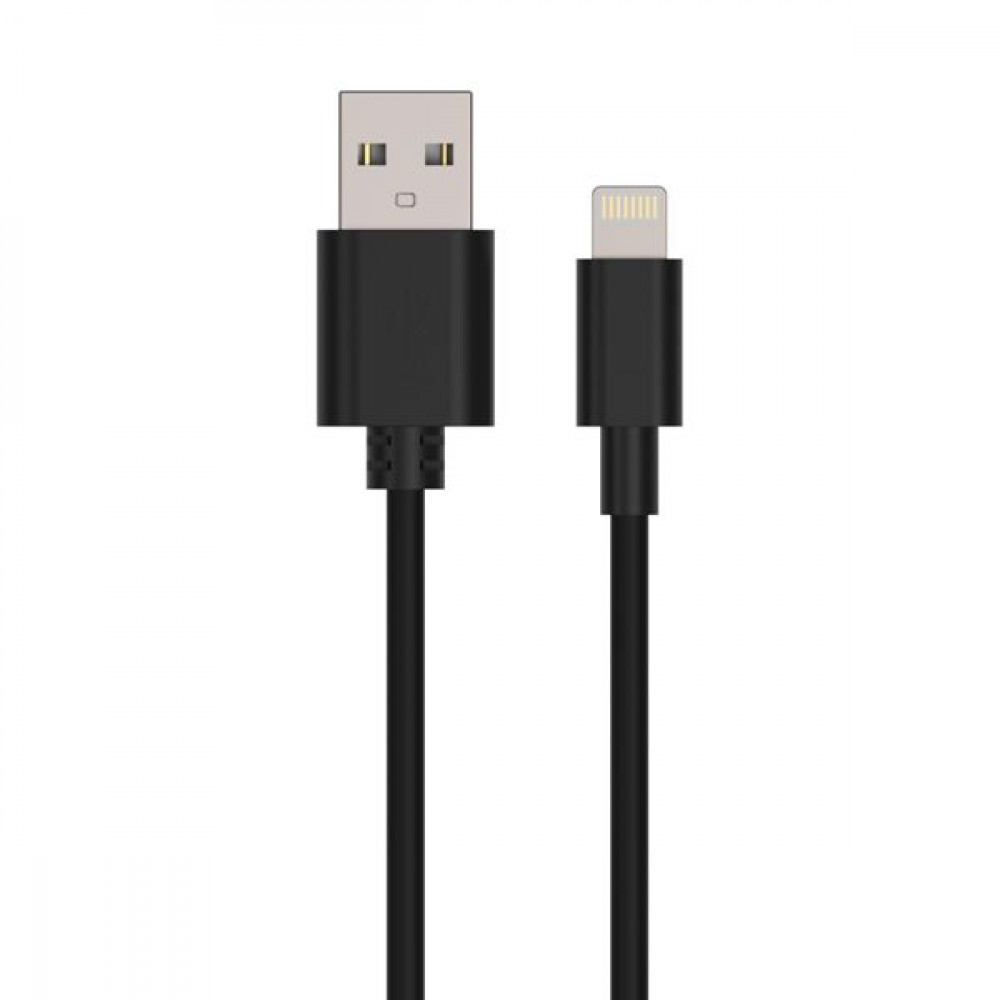 Ansmann Regular USB to Lightning Cable Μαύρο 1m (1700-0131)
