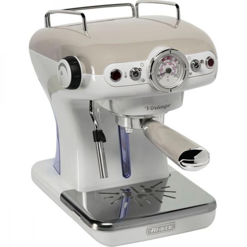 Ariete Vintage Espresso Machine, beige