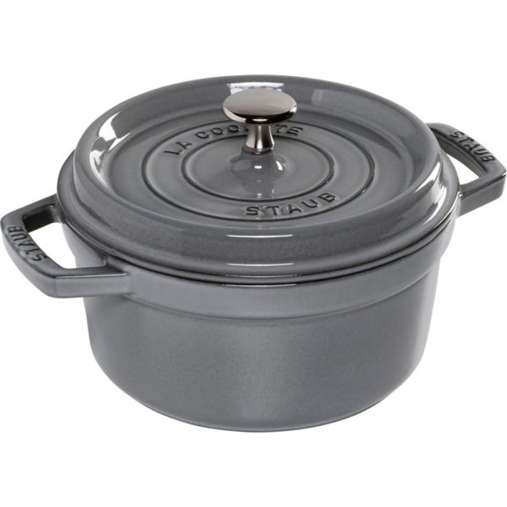 Staub Cocotte Βαθιά Κατσαρόλα από Μαντέμι 20cm GreyΚωδικός: 40509-304-0