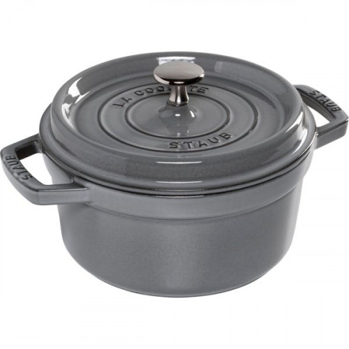 Staub Cocotte Βαθιά Κατσαρόλα από Μαντέμι 20cm GreyΚωδικός: 40509-304-0