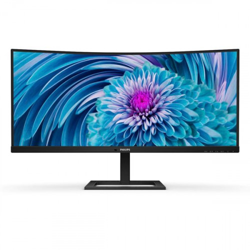 Philips E line 346E2CUAE Ultrawide VA Curved Monitor 34 QHD 3440x1440 με Χρόνο Απόκρισης 4ms GTG