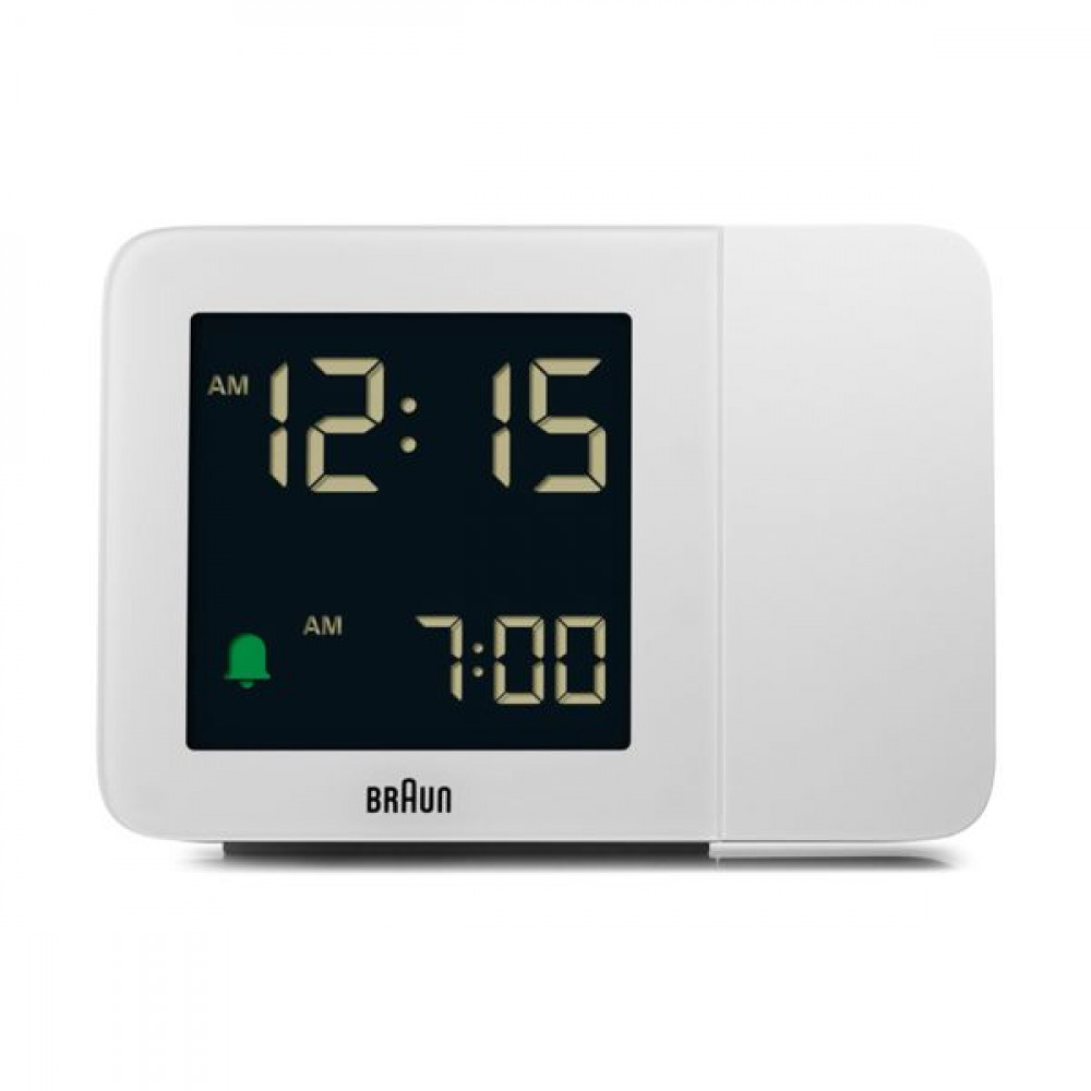 Braun Επιτραπέζιο Ρολόι με Ξυπνητήρι BC015W-DCF 67161