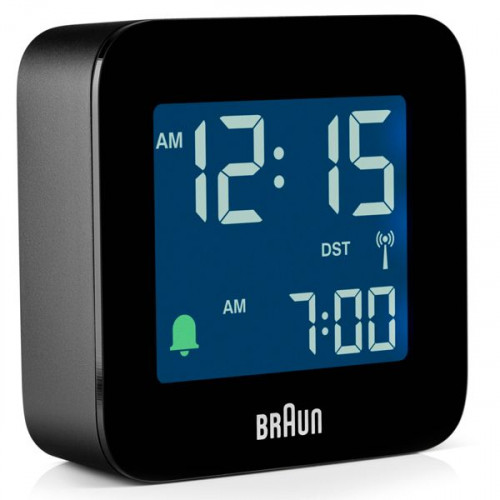Braun Ψηφιακό Ρολόι Επιτραπέζιο με Ξυπνητήρι BC08B-DCF Μαύρο 67015