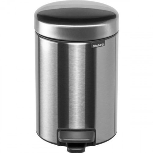 Brabantia NewIcon Κάδος Απορριμμάτων από Ανοξείδωτο Ατσάλι Steel Matt με Πεντάλ 3lt