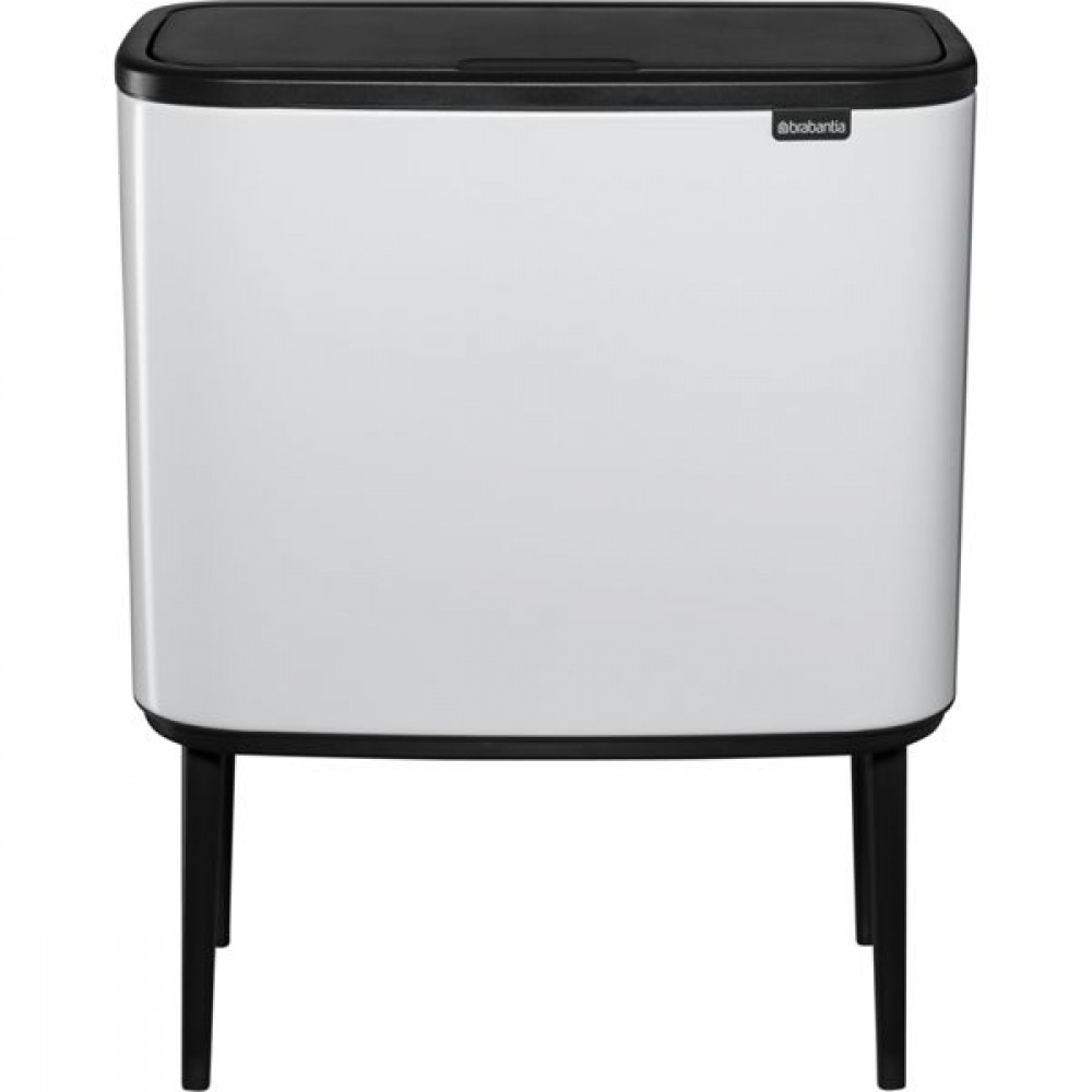 Brabantia Bo Πλαστικός Κάδος Απορριμμάτων Λευκός 34lt