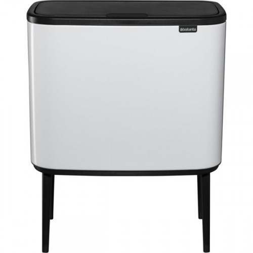 Brabantia Bo Πλαστικός Κάδος Απορριμμάτων Λευκός 34lt