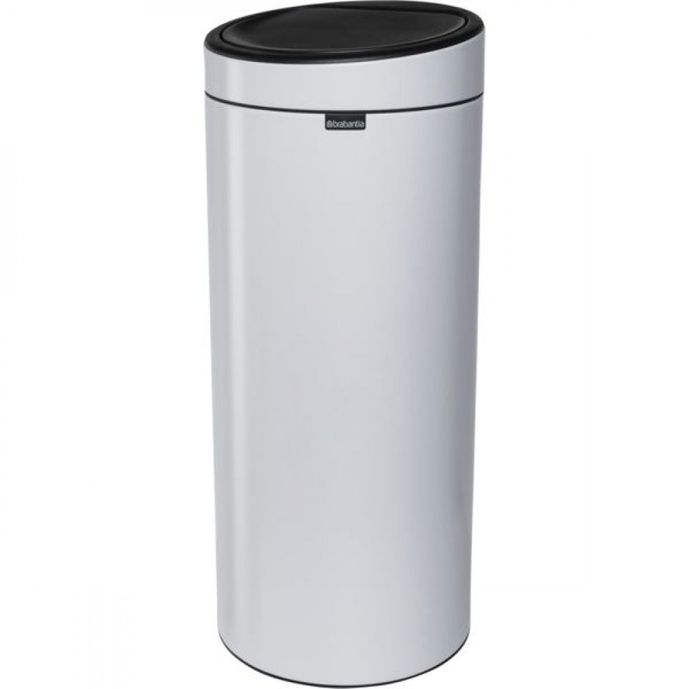 Brabantia Touch Bin New Κάδος Απορριμμάτων Μεταλλικός Λευκός 30lt Εκθεσιακό