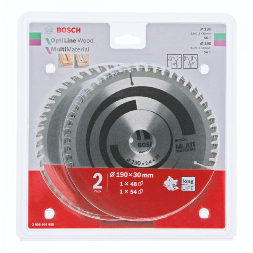 Bosch 2608644655 190mm 2τμχ