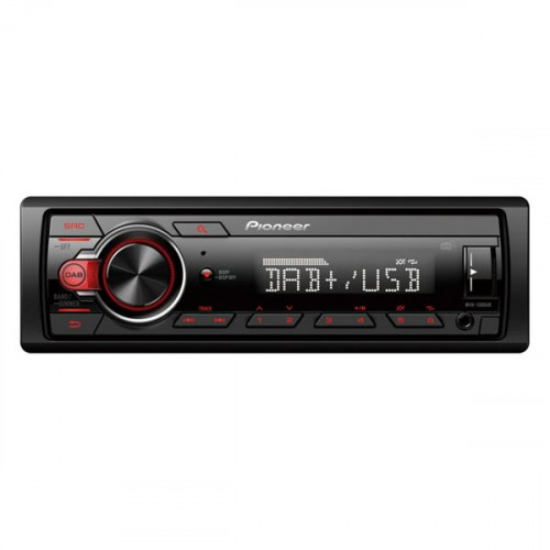 Pioneer MVH-130DAB Ηχοσύστημα Αυτοκινήτου Universal 1DIN (USB/AUX) με Αποσπώμενη Πρόσοψη