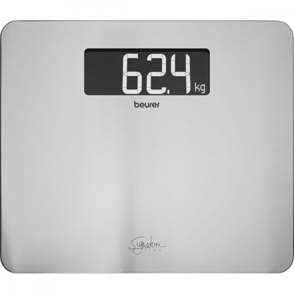 Beurer GS 405 Signature Line Ψηφιακή Ζυγαριά σε Ασημί χρώμα