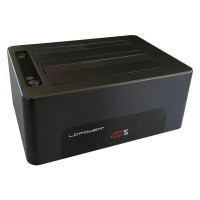 LC-Power LC-DOCK-U3-V Docking Station για 2 Σκληρούς Δίσκους SATA 3.5 / 2.5 με σύνδεση USB 3.0