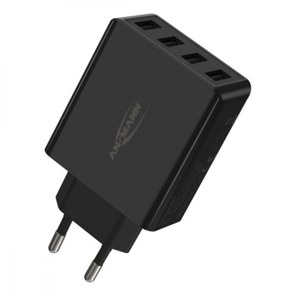 Ansmann Home Charger HC430 4xUSB 3000mA Black