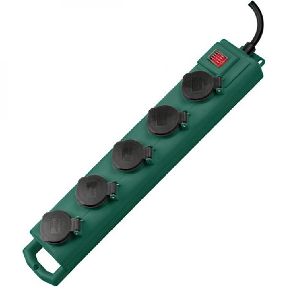 Brennenstuhl SL-554 Πολύπριζο 5 Θέσεων με Διακόπτη και Καλώδιο 5m ΠράσινοΚωδικός: 1159910215