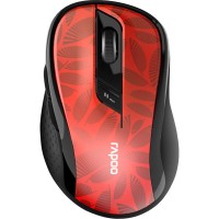Rapoo M500 Ασύρματο Bluetooth Ποντίκι Κόκκινο