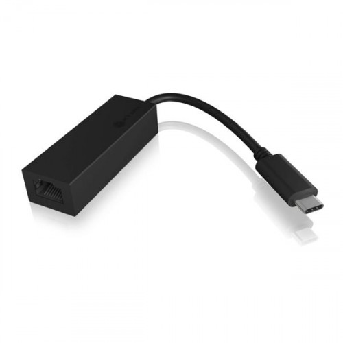 RaidSonic IB-LAN100-C3 USB-C Αντάπτορας Δικτύου για Ενσύρματη σύνδεση Gigabit Ethernet
