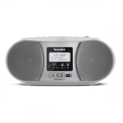 Technisat Φορητό Ηχοσύστημα Digitradio 1990 με CD / USB / Ραδιόφωνο σε Ασημί ΧρώμαΚωδικός: 0001/3952