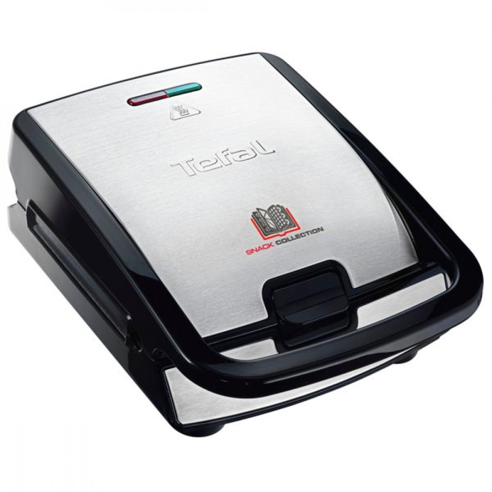Tefal SW854D16 Τοστιέρα με Αποσπώμενες Πλάκες για 2 Τοστ 700W Inox