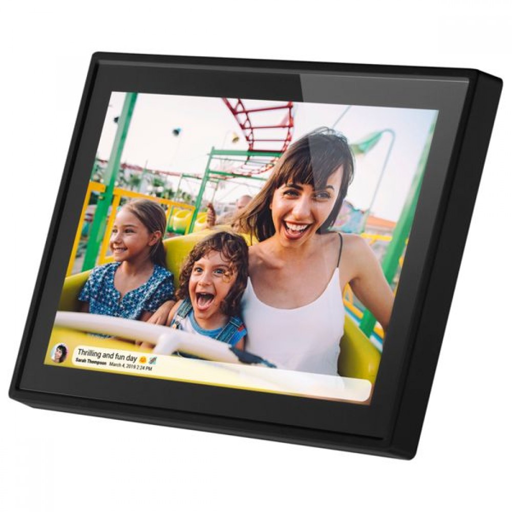 Braun Phototechnik Digiframe 1019 Ψηφιακή Κορνίζα LED με Οθόνη Αφής 10.1 με WiFi Μαύρη