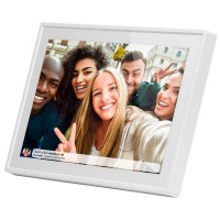 Braun Phototechnik Digiframe 1019 Ψηφιακή Κορνίζα LED με Οθόνη Αφής 10.1 με WiFi Λευκή