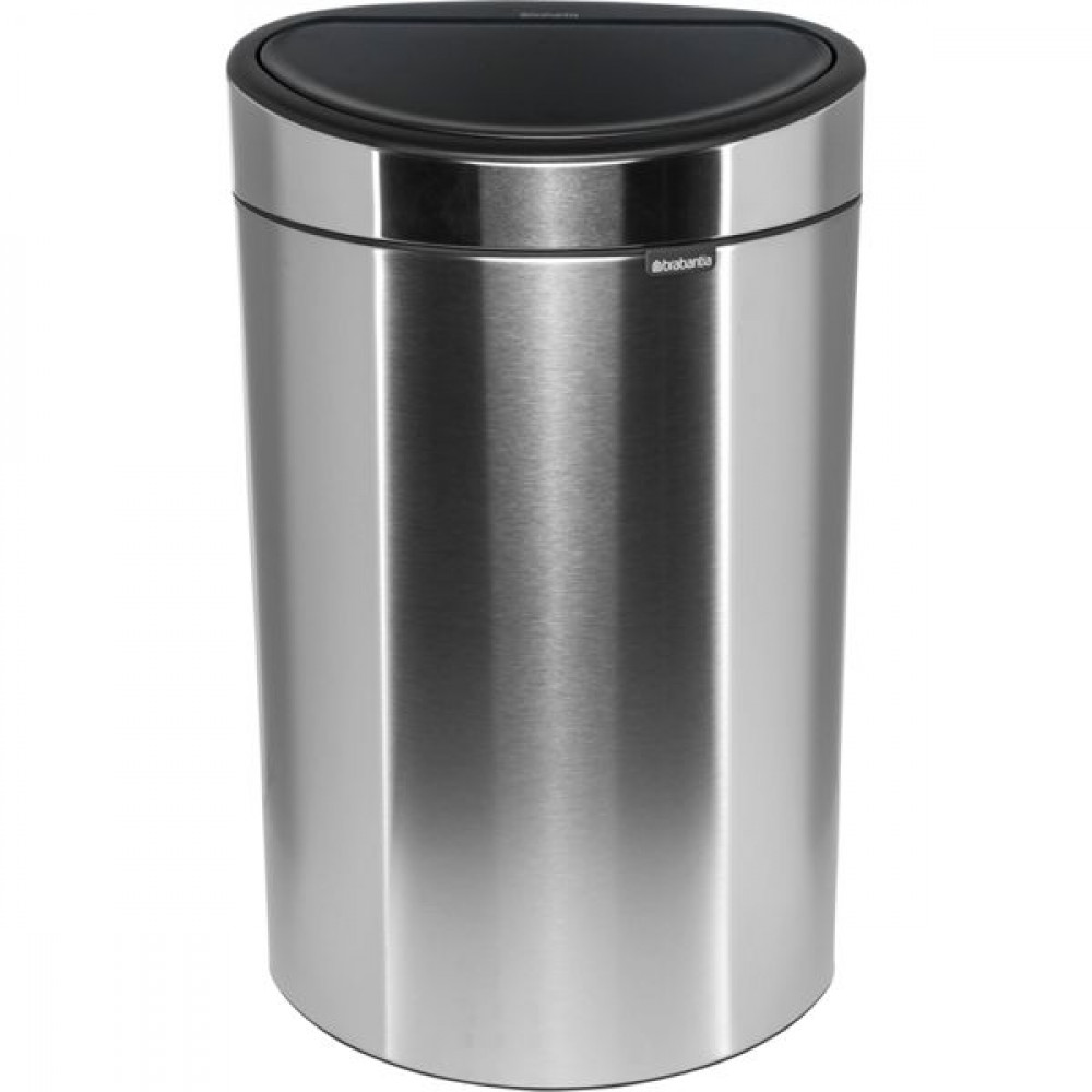Brabantia Touch Bin New Κάδος Ανακύκλωσης Μεταλλικός Steel Matt 33lt