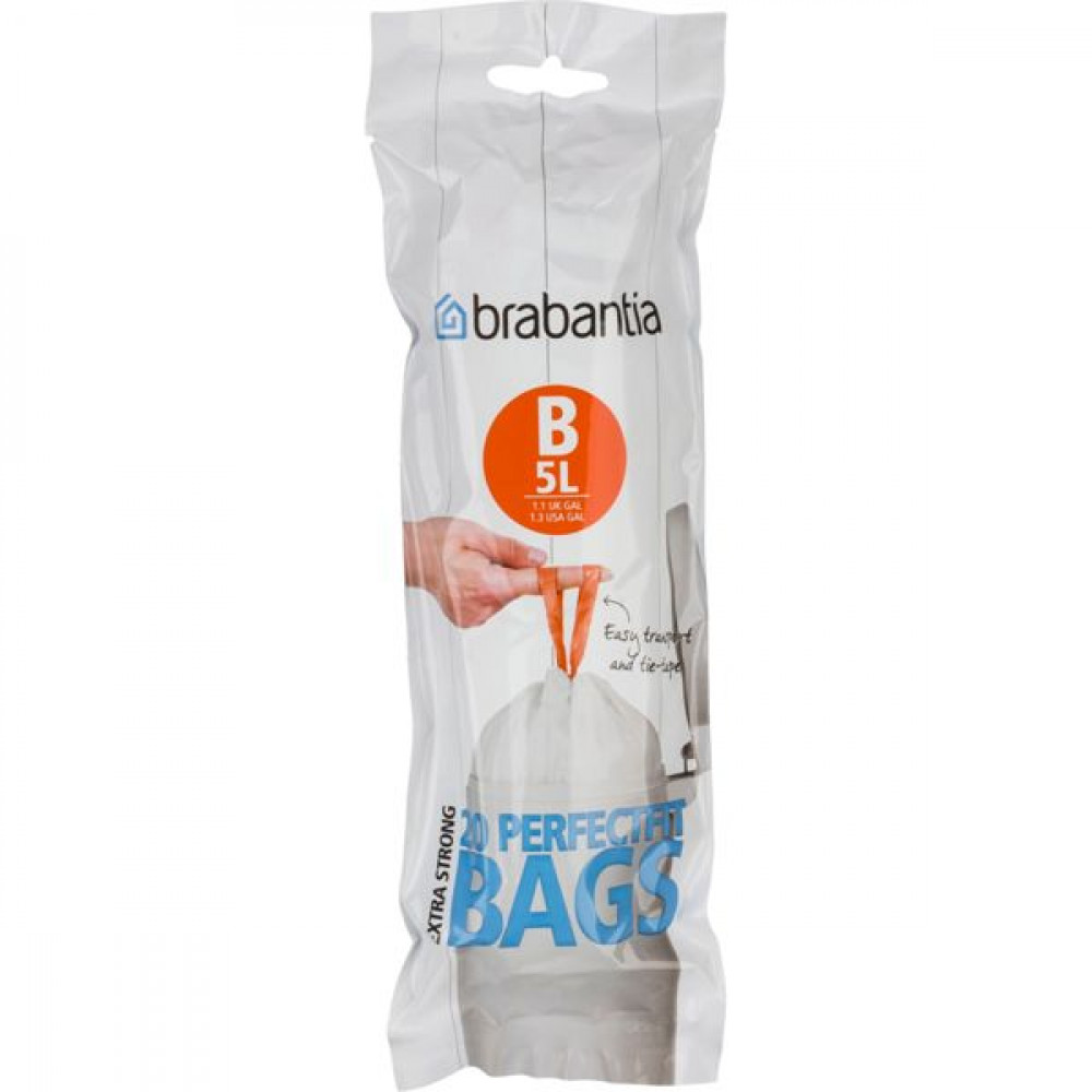 Brabantia PerfectFit Typ B, 5 L, 20 Stck