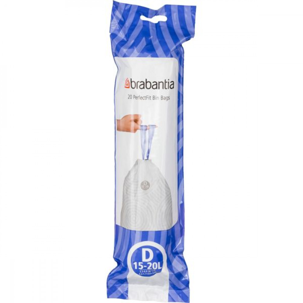 Brabantia PerfectFit Typ D, 15-20 L, 20 Stck