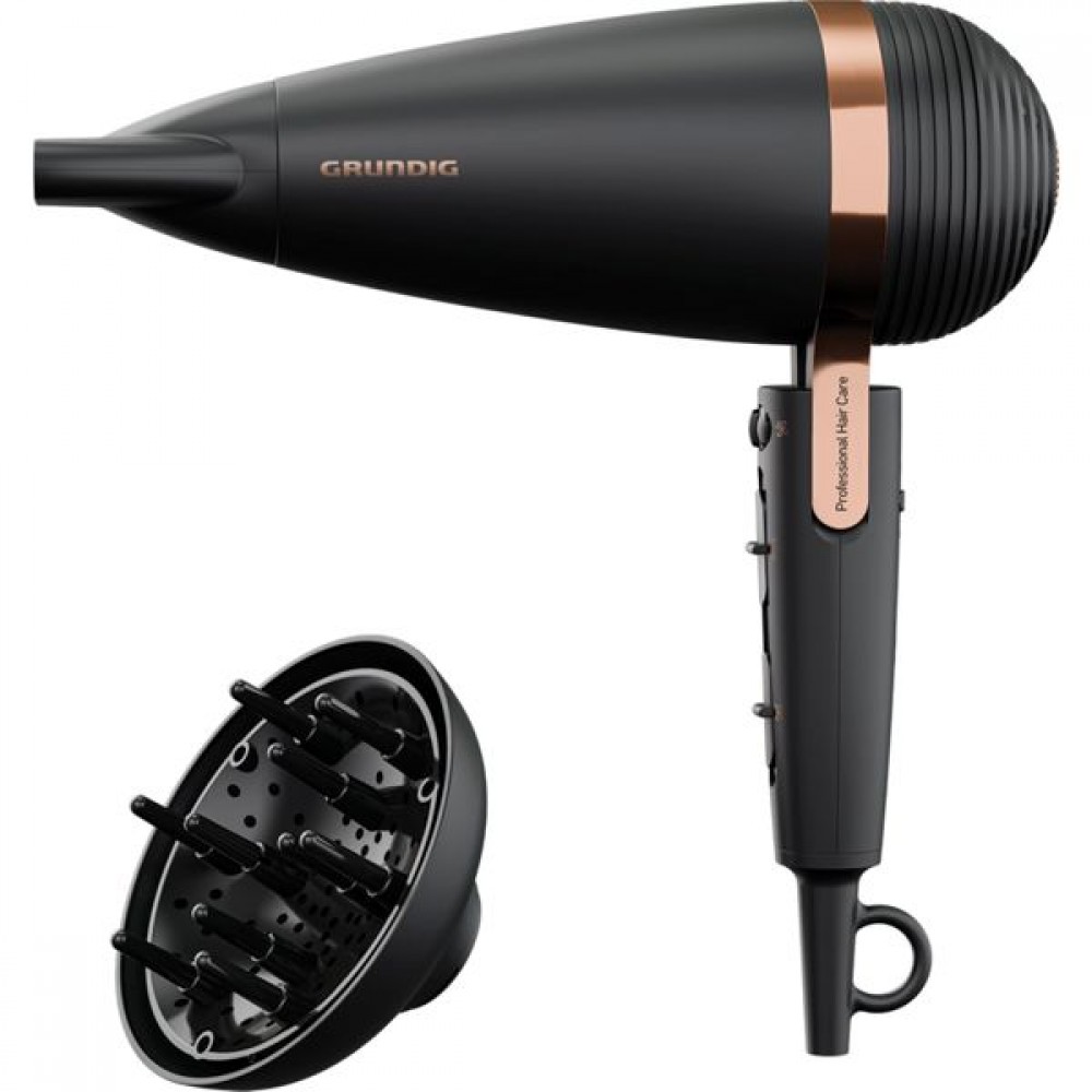 Grundig HD 8080 Black, Rose gold Πιστολάκι Μαλλιών 2300W