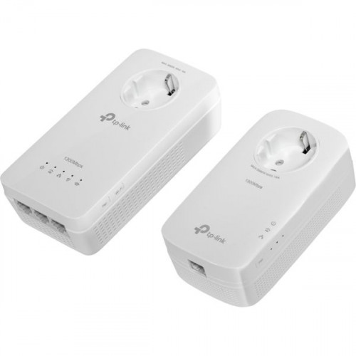 TP-LINK TL-WPA1300P KIT v3 Powerline Διπλό για Ασύρματη Σύνδεση Wi‑Fi 5 με Passthrough Πρίζα και 3 Θύρες Gigabit Ethernet