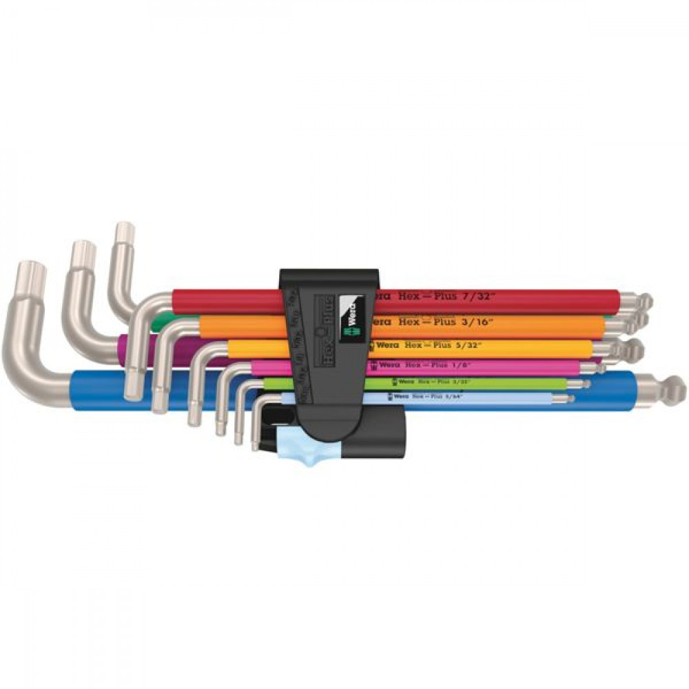 Wera 3950/9 Hex-Plus Multicolour Imperial Stainless 1 (έως 18 δόσεις)