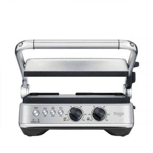 Sage BBQ & Press Grill Τοστιέρα Γκριλιέρα με Αποσπώμενες Κεραμικές Πλάκες 1800W Inox