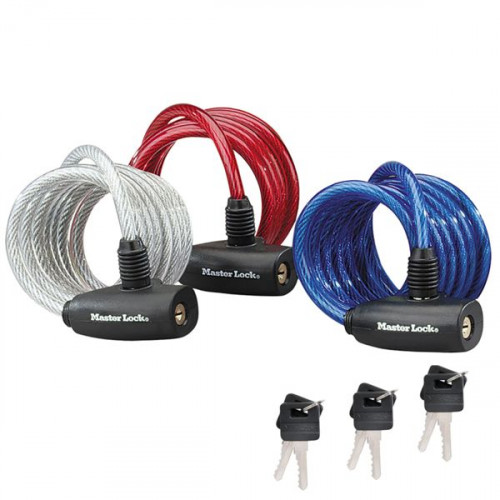 3x1 Master Lock 8mm Cable Lock 8127EURTRI