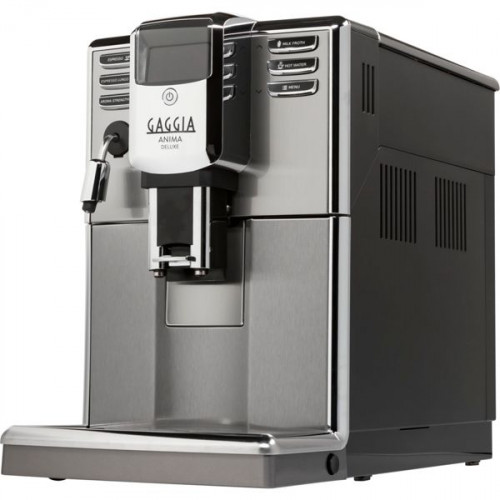 Gaggia Anima Deluxe Αυτόματη Μηχανή Espresso 1850W Πίεσης 15bar με Μύλο Άλεσης Ασημί