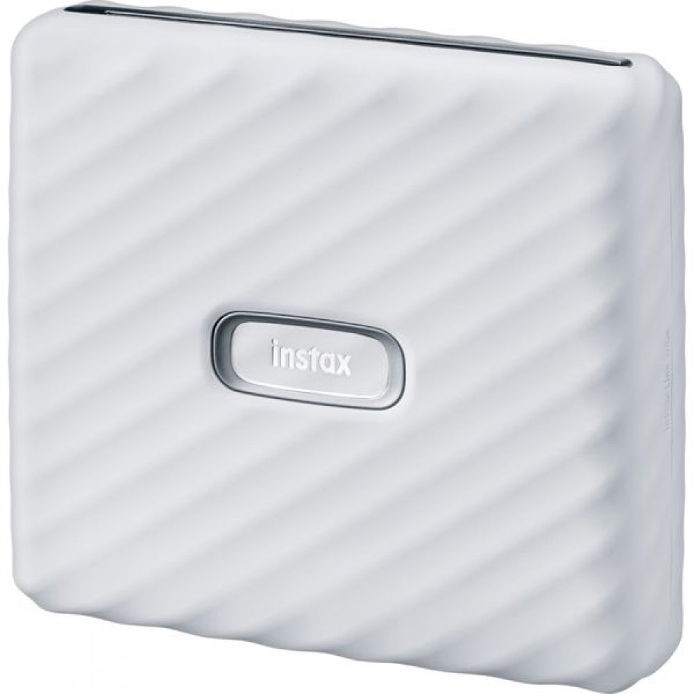 Fujifilm Instax Link Wide Zink Εκτυπωτής για Φωτογραφίες με Bluetooth Ash White
