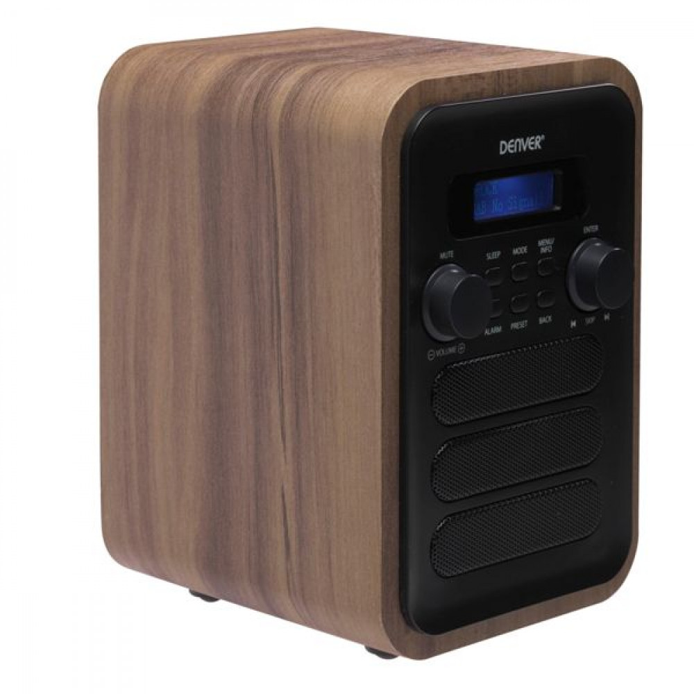 Denver DAB-48 Φορητό Ραδιόφωνο Ρεύματος DAB+ με Bluetooth Γκρι