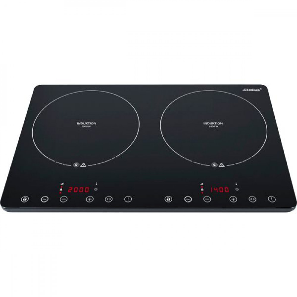 Steba IK 650 Slim Επιτραπέζια Εστία Επαγωγική Διπλή Μαύρη