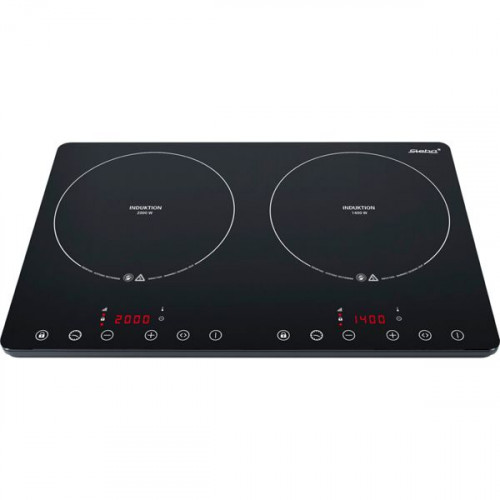 Steba IK 650 Slim Επιτραπέζια Εστία Επαγωγική Διπλή Μαύρη