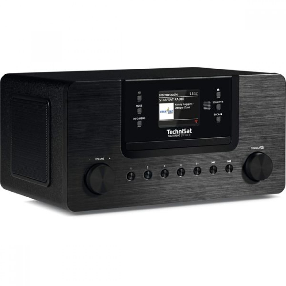 Technisat Ηχοσύστημα 2.0 DigitRadio 570 IR 10W με CD / Digital Media Player και Bluetooth Μαύρο