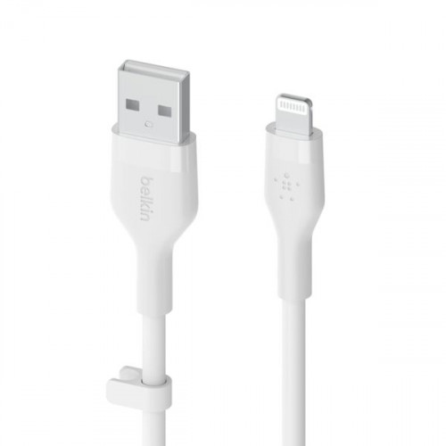 Belkin BoostCharge Flex USB to Lightning Cable Λευκό 2m (CAA008BT2MWH)