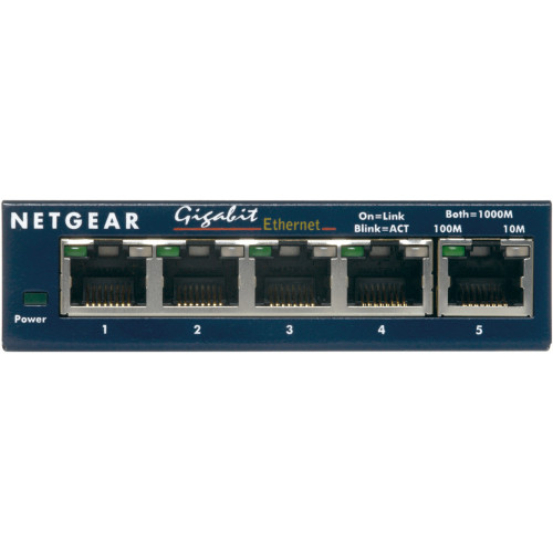 NETGEAR GS105GE SWITCH με 5 Θύρες Gigabit (1Gbps) Ethernet