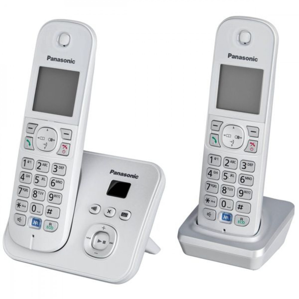 Panasonic KX-TG6822 Ασύρματο Τηλέφωνο Duo με Aνοιχτή Aκρόαση