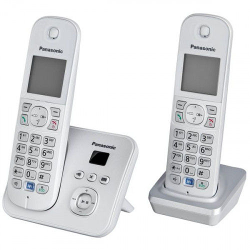 Panasonic KX-TG6822 Ασύρματο Τηλέφωνο Duo με Aνοιχτή Aκρόαση
